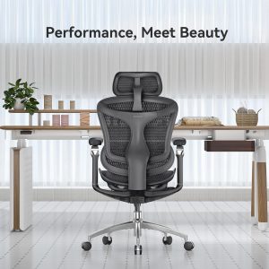 SIHOO Doro C300 Pro - Silla ergonómica de oficina con apoyabrazos ultrasuaves de 6D, soporte lumbar dinámico, ajuste de profundidad del asiento, respaldo ajustable, silla de escritorio grande y alta