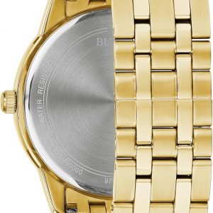Bulova Reloj clásico de diamantes para hombre Sutton de 3 manecillas con cuarzo, 40 mm