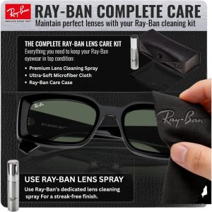 Ray-Ban RB4395 KILIANE BIO-BASED Square-Round Shaped Sunglasses for Men & Women with Official RAYBAN Eyewear Kit