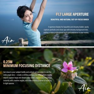 VILTROX AF 15 mm F1.7 Air Z Pocket Lens Auto Fcous F/1.7 Z-Mount Lente Portátil para Nikon Lente para Principiantes APS-C Lentes Prime de Gran Apertura