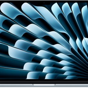 Apple 2025 MacBook Air 15-inch Laptop with M4 chip: Built for Apple Intelligence, 15.3-inch Liquid Retina Display, 16GB Unified Memory, 512GB SSD Storage, 12MP Center Stage Camera, Touch ID; Sky Blue