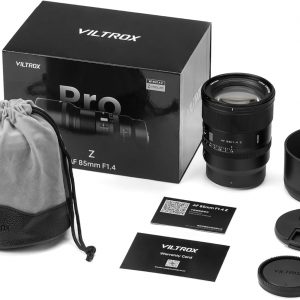 VILTROX Lente de 3.346 in f1.4 Pro Z, AF 3.346 in f/1.4 Z para Nikon Z-Mount, lente vertical para Nikon Z Mount Z5 II Z6 II Z7 II Z8 Z9 Zf Z6 III Z7 Z50 Z50 II Z30 Zfc ZR