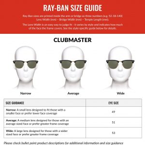 Ray-Ban RB3016 Clubmaster Square Sunglasses