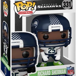 Funko Pop! NFL: Legends - Richard Sherman - Seahawks - Figura de vinilo coleccionable - Idea de regalo - Mercancía oficial - Juguetes para niños y adultos - fanáticos de los deportes - Figura modelo para coleccionistas