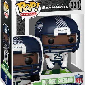 Funko Pop! NFL: Legends - Richard Sherman - Seahawks - Figura de vinilo coleccionable - Idea de regalo - Mercancía oficial - Juguetes para niños y adultos - fanáticos de los deportes - Figura modelo para coleccionistas
