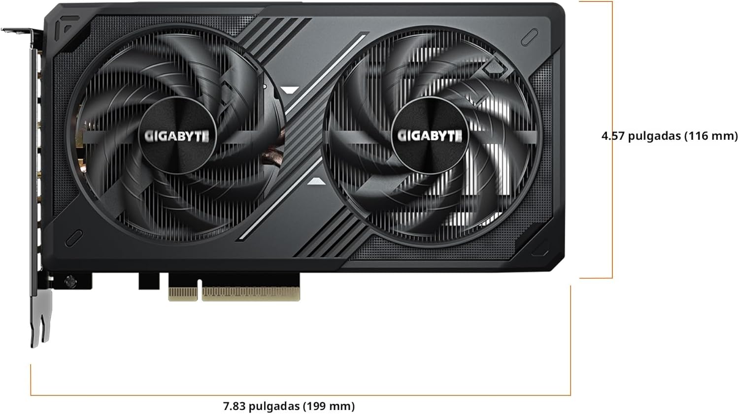 GIGABYTE Tarjeta gráfica GeForce RTX 5060 WINDFORCE OC 8G, 8 GB 128 bits GDDR7, PCIe 5.0, sistema de refrigeración WINDFORCE, tarjeta de video GV-N5060WF2OC-8GD