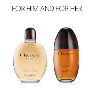 Calvin Klein Obsession for Men Eau de Toilette - Ambery Colonia para hombre - Con notas de bergamota, mandarina, lavanda y almizcle - Fragancia de larga duración