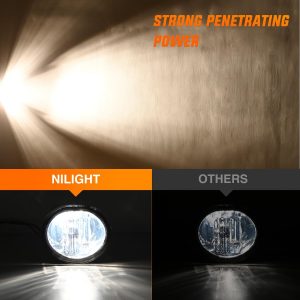 Nilight Fog Lights Assembly Compatible with 2003 2004 2005 2006 2007 2008 Toyota Matrix 2003-2008 Pontiac Vibe 2004-2010 Scion TC Smoke Lens w/9006 12V 55W Bulbs