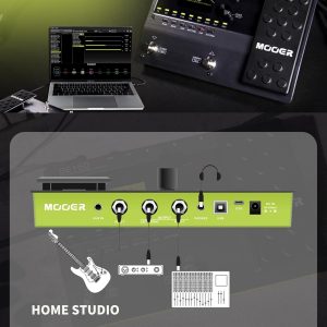 MOOER GE150 Pedal Multiefectos de Modelado de Amplificador de Guitarra Eléctrica Procesador Portátil de Múltiples Efectos con Expresión y Carga IR para Espectáculos en Vivo, Transmisión en Vivo