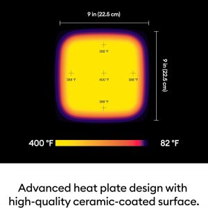 Cricut EasyPress 3 máquina de prensa térmica (9 x 9 pulgadas) con alfombrilla de prensa de calor (15 x 12 pulgadas)