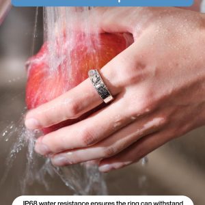 RingConn Gen 2 Air, Ultra-Thin AI Smart Ring, 10-Day Battery Life, Fitness/Sleep/Stress/HR Tracker for Women&Men, No App Fee for Standard Features, iOS & Android Compatible (Size 10, Dune Gold)