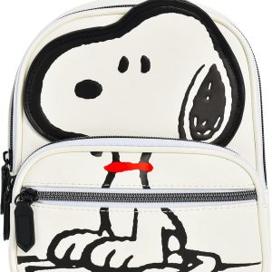 Concept One Peanuts Mini Backpack, Small Travel Bag for Men and Women, Snoopy, 9 Inch