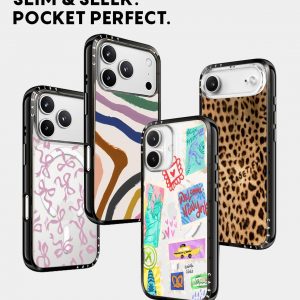 CASETiFY Funda compacta para iPhone 17, delgada, elegante, compatible con Magsafe y contra caídas de 4 pies Protección contra caídas de grado militar 2x, color Mar azul profundo y negro transparente