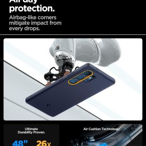 Spigen for Galaxy S25 Ultra Case, Nano Pop MagFit [Compatible with MagSafe] [Fast Wireless Charging] - Blueberry Navy