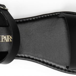 DREAM PAIRS Women's Ankle Strap Flat Sandals Open Toes One Band Buckle Summer Dressy Sandals