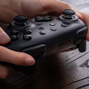 8BitDo Ultimate 2 Bluetooth Controller for Switch/Switch 2 & Windows PC, Switch Pro Controller with TMR Joysticks, Switchable Hall Effect/Tactile Triggers, Vibration and Motion Control - Black