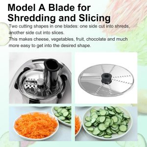 Accessories Work for T M5/T M6 Thermomixer Cutter Peeler Mutifunctional Cutting set(A+B Blade)