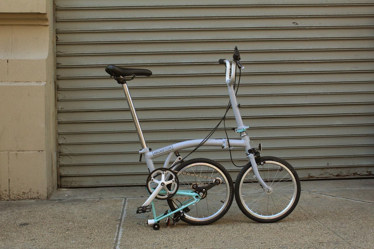 Brompton Folding Commuter Bike A Line 3-Speed | Compact, Lightweight, Urban Bike for Adults