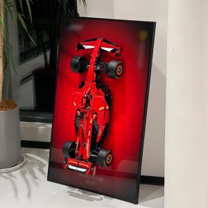 iLuane Tablero de exhibición para LEGO Technic SF-24 42207 modelo de construcción de automóviles, coleccionables para adultos, decoración de habitación u oficina para hombres y mujeres, color degradado (no incluye automóvil)