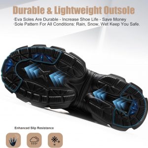 Hogent - Zapatos de puntera de acero para mujer y hombre, anchos, antideslizantes, de trabajo, tenis de punta compuesta, indestructibles, cómodos, de seguridad, tenis para tenis, ligeros