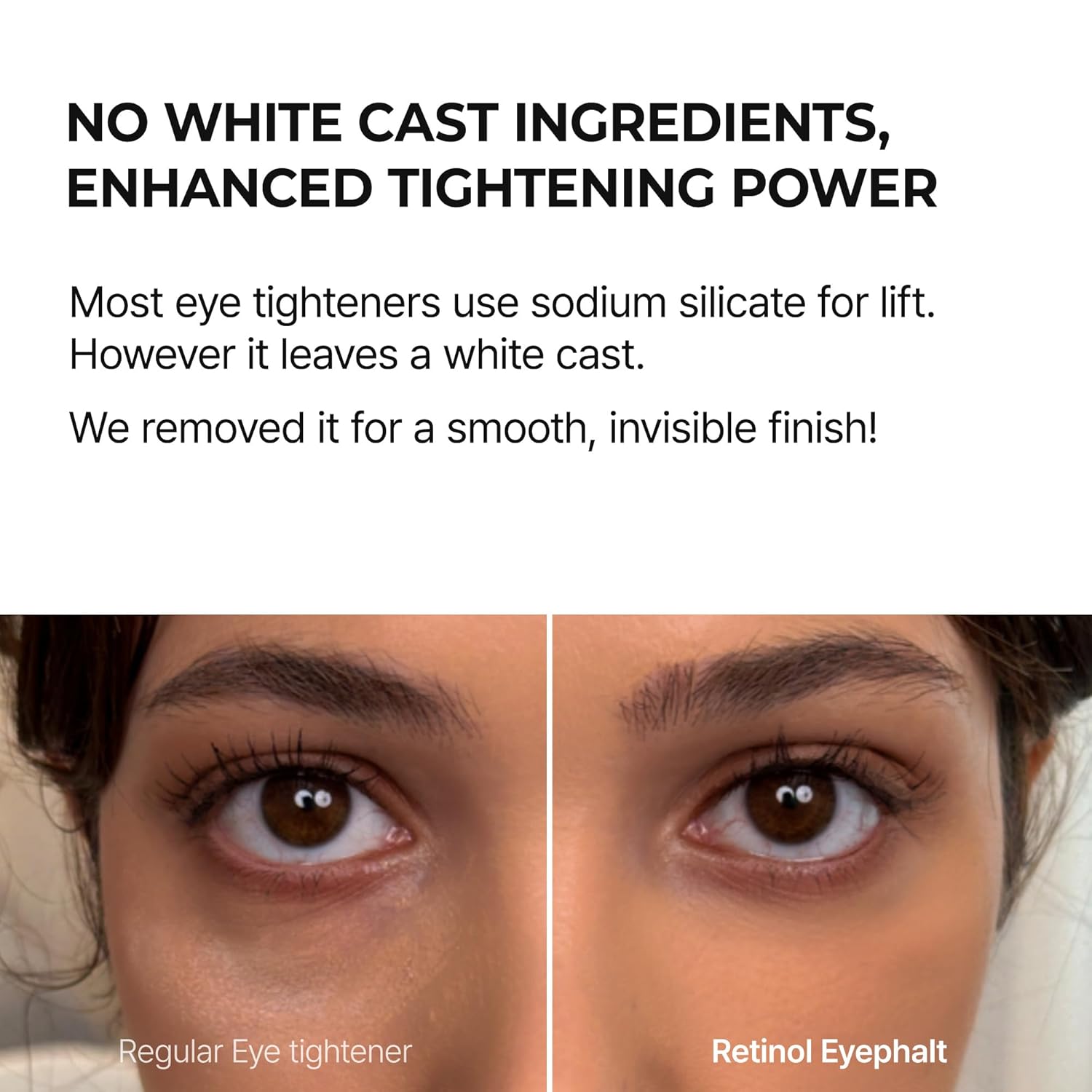 Dr.Melaxin Crema de ojos de retinol para hinchazón, ojeras y líneas finas, arrugas, EGF Anti-envejecimiento debajo de los ojos hidratante con niacinamida y ceramida Cuidado de la piel coreano amigable con el maquillaje