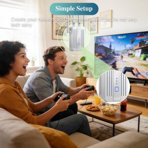 WiFi Extender Signal Booster for Home 2026 Internet Repeater Long Range Up to 9995 Sq. Ft. Whole Home WiFi Coverage