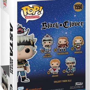 Funko POP! Animación: Black Clover - Asta con Nero - Figura de vinilo coleccionable - Idea de regalo - Mercancía oficial - para niños y adultos - Fans de anime - Figura modelo para coleccionistas y
