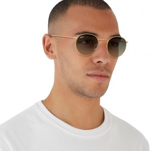 Ray-Ban Unisex Rb3447 Round Metal Round Sunglasses