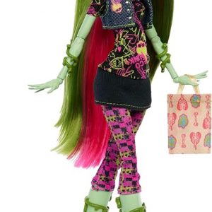 Monster High Boo-riginal Creeproduction Doll, Venus McFlytrap Collectible Reproduction with Doll Stand, Diary, and Pet Chewlian