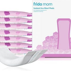 Frida Mom 2 en 1 - almohadillas femeninas posparto, absorbentes, hielo perineal | paquetes de terapia de frío instantáneo y almohadilla absorbente de maternidad en una almohadilla lista para usar para después del nacimiento