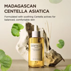 SKIN1004 Madagascar Centella Ampoule, Korean Face Serum with Centella Asiatica for Hydrating & Moisturizing Care, Soothing Facial Serum for Skin Balance and Glow, Korean Skin Care, 3.38 fl.oz / 100 ml