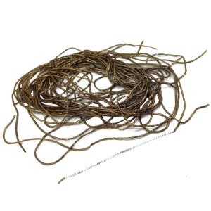 Zardosi Flexible 1mm French Bullion Wires [3 Metallic Colors x 0.29 OZ Each, Total 0.88 OZ / 25 Grams] Spring Nakshi Copper Metallic Thread for Embroidery and Jewelry Making