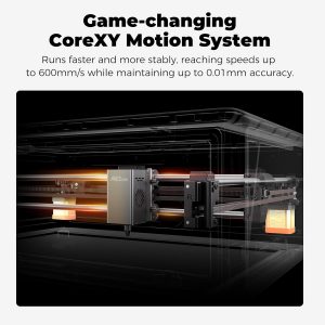 CREALITY FALCON A1 - Grabador láser de 10W, cortador y grabador láser cerrado de 80W con asistencia de aire, posicionamiento de cámara inteligente, velocidad de 600mm/s, reconocimiento inteligente de