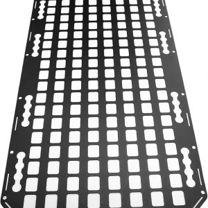 Fabater Truck Bed MOLLE Panel, 17x30x0.08in Side Bed Molle Panel Rack, Truck Bed Organizer for Trailers Cars SUVs Pickup RVs