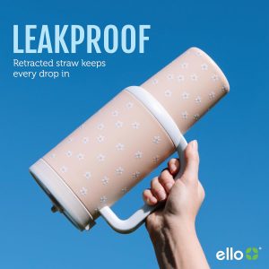 Ello Oasis 30oz Stainless Steel Tumbler - Strawberries