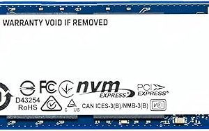 Kingston NV3 1TB M.2 2280 NVMe SSD | PCIe 4.0 Gen 4x4 | Hasta 6000 MB/s | SNV3S/1000G