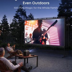 NEBULA Cosmos 4K SE projector with Nebula Projector Screen