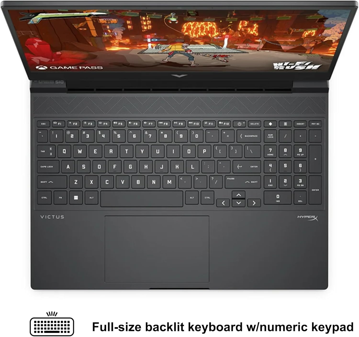 HP Victus 15 Gaming Laptop 15.6" FHD IPS 144Hz (AMD FreeSync Premium) AMD 6-core Ryzen 5 7535HS 16GB DDR5 1TB SSD Radeon RX 6550M (>RTX3050) Backlit USB-C Fast Charging Win11 ICP Printer Cable