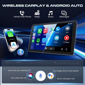 10.1 Inch Touch Screen Stereo for Hyundai Tucson IX35 2010-2015 with Wireless CarPlay Android Auto GPS WiFi Bluetooth 64G ROM Built-in Cooling Fan