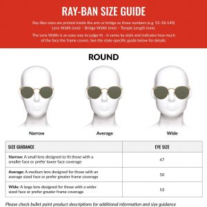 Ray-Ban Unisex Rb3447 Round Metal Round Sunglasses