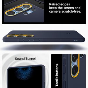 Spigen for Galaxy S25 Ultra Case, Nano Pop MagFit [Compatible with MagSafe] [Fast Wireless Charging] - Blueberry Navy