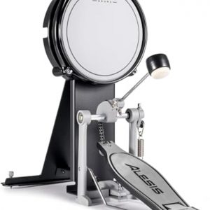 Alesis Nitro Pro Electric Drum Set with Dual-Zone Quiet Mesh Pads, 500+ Authentic BFD Sounds, Bluetooth, Drumeo, USB MIDI, Double Kick Compatible