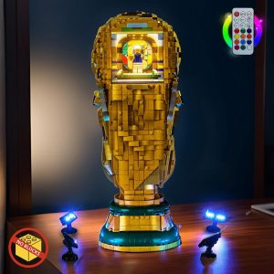 BrickBling Luz LED compatible con Lego FIFA World Cup Official Trophy, kit de iluminación creativa compatible con Lego 43020, no incluye modelo