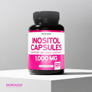 Inositol Capsules (Myo Inositol) (1000mg Per Serving 120 Capsules) Myo Inositol Supplement for Women Hormone Balance Support - Vegan Safe - Third Party Tested - Gluten Free & Made in USA (120 Count)