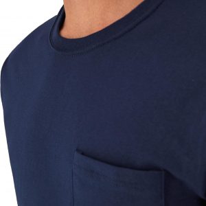 Hanes Men's Pocket T-Shirt Pack, 6-Pack, Cool & Breathable Cotton Tees, Stay-Tucked Undershirts for Men