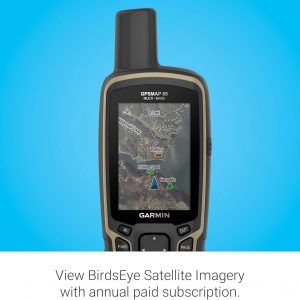 Garmin GPSMAP 65, Button-Operated Handheld with Expanded Satellite Support and Multi-Band Technology, 2.6" Color Display, 010-02451-00
