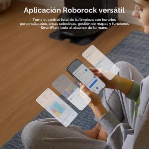 roborock Serie Qrevo Robot Aspirador y Mop, Succión de 8000Pa, Actualizado desde Qrevo S, Cepillos Anti-enredo, Evitáción Inteligente de Obstáculos, Lavado Automático de Toallas, Estación de Carga