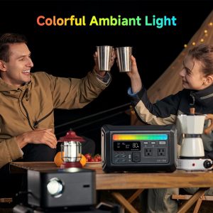 Segway Lumina 500 Portable Power Station with LiFePO4 Battery, 512Wh 9-Port PowerHouse, 600W AC Output Solar Outdoor Generator (Solar Panel Optional),100W USB-C PD Output