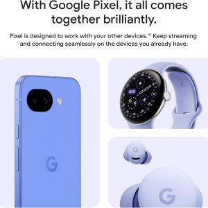 Google Pixel 10a - Unlocked Android Smartphone - 7 Years of Pixel Drops, 30+ Hours Battery, Camera Coach, Gemini Live, Durable Design, Call Screen, Car Crash Detection - Obsidian - 128 GB (2026 Model)