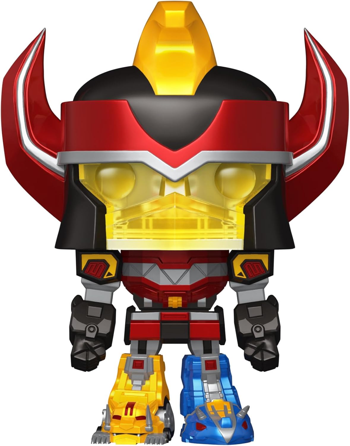 Funko Bitty Bots: Power Rangers - Megazord con Red Ranger - Bitty Pop - Power Rangers TV - 0.9 pulgadas y 4.85 pulgadas - Coleccionable - Idea de regalo - Soporte de exhibición